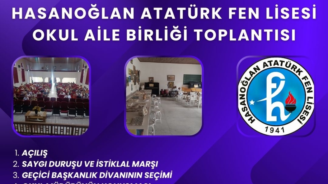 OKUL AİLE BİRLİĞİ GENEL KURUL TOPLANTISI